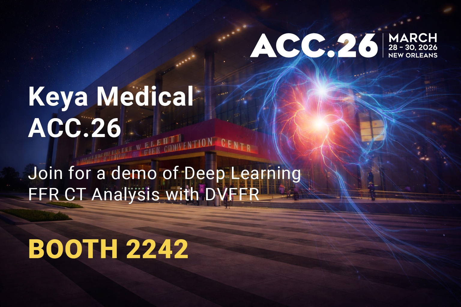 Keya Medical at ACC26 Booth 2242